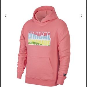 Lyrical Lemonade X Jordan Chenille Hoodie In Pink